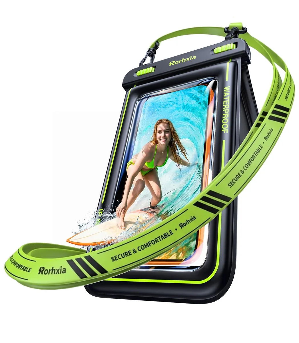  Rorhxia SM01-Green waterproof phone case green — product photo