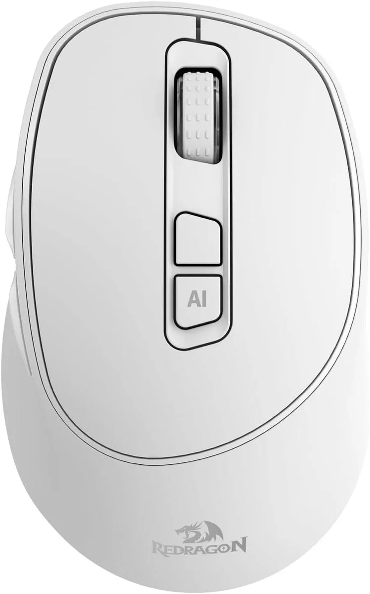 Redragon Redragon BM4195 AI Smart Wireless Mouse White — product photo