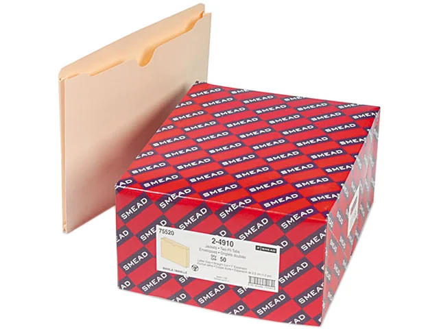 Smead Smead 75520 File Jackets Letter 11 Point Manila 50/Box — product photo