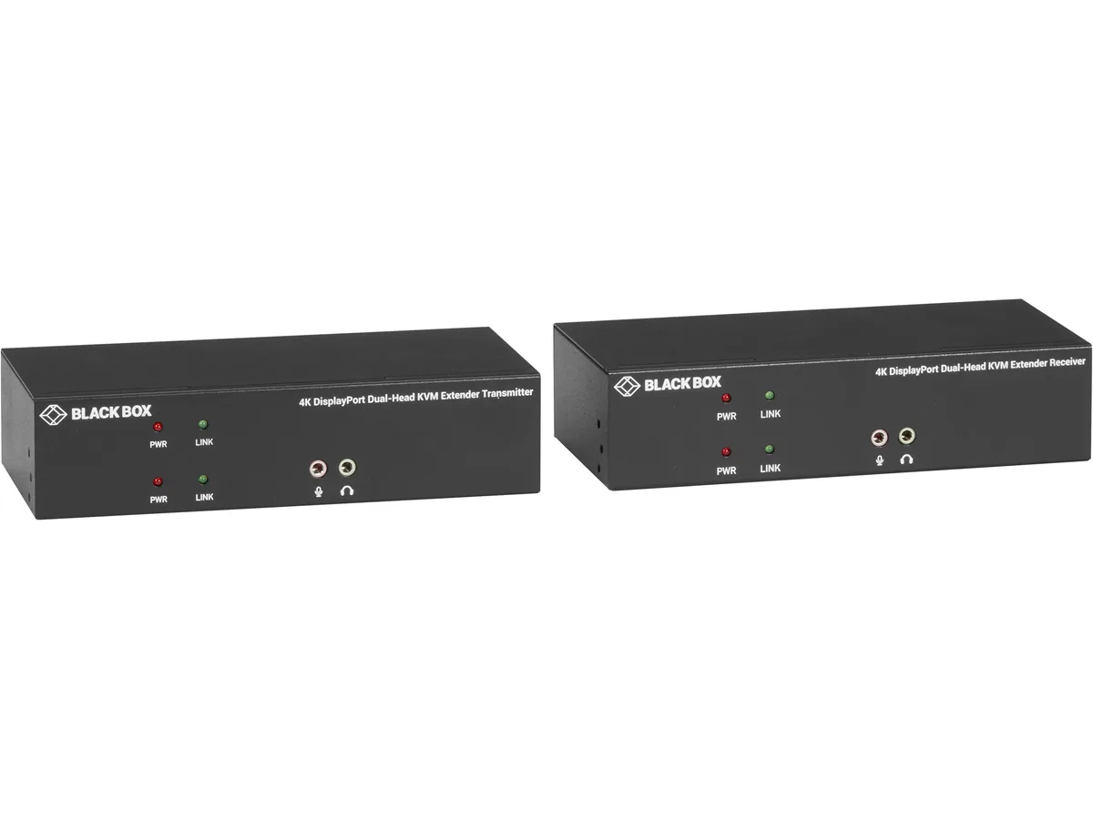 Black Box Corporation Black Box KVXLCDP-200 Dual-Head 4K KVM Switch 3840x2160 30Hz — product photo