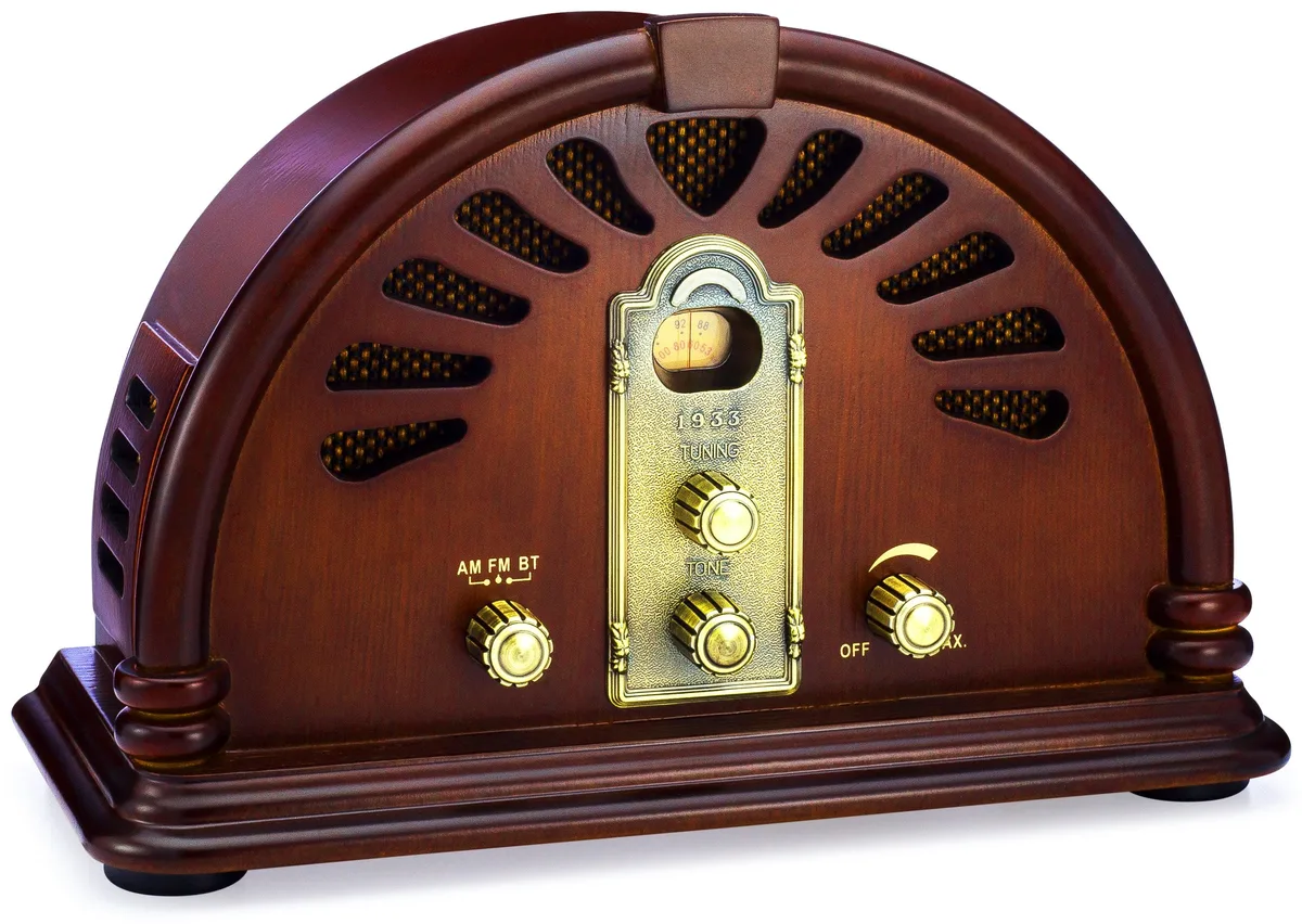 ClearClick ClearClick VR44 AM/FM Radio Bluetooth Wooden 13 — product photo