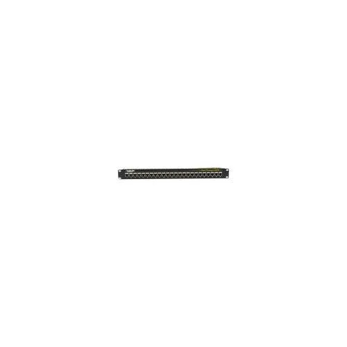 Black Box JPM814A 24-port Cat6 1U shielded rack-mount patch panel