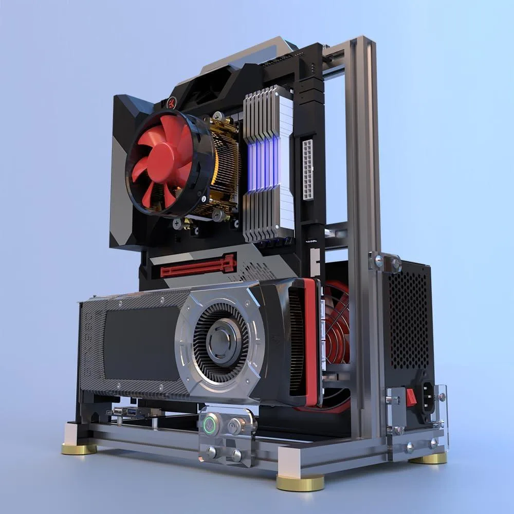 myVolts myVolts Open Test Bench Chassis Aluminium ATX USB 3.0 Type-C — product photo