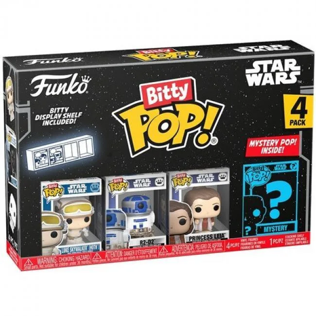 Funko Funko 83668 Bitty POP! Star Wars Empire Strikes Back S2 Luke 4-Pack Action Figure — product photo