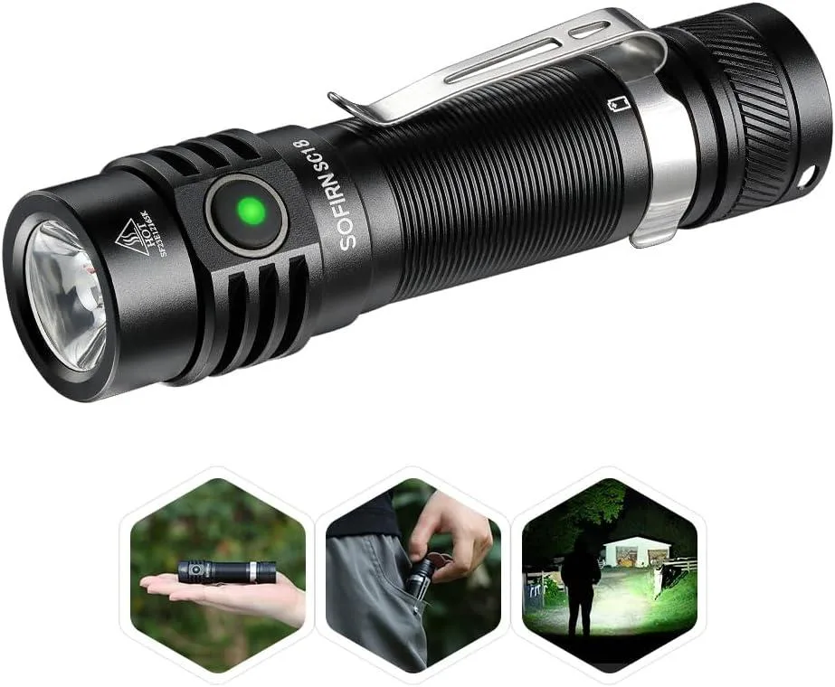 lelisten lelisten SC18 1800 Lumen SST-40 USB-C Flashlight — product photo