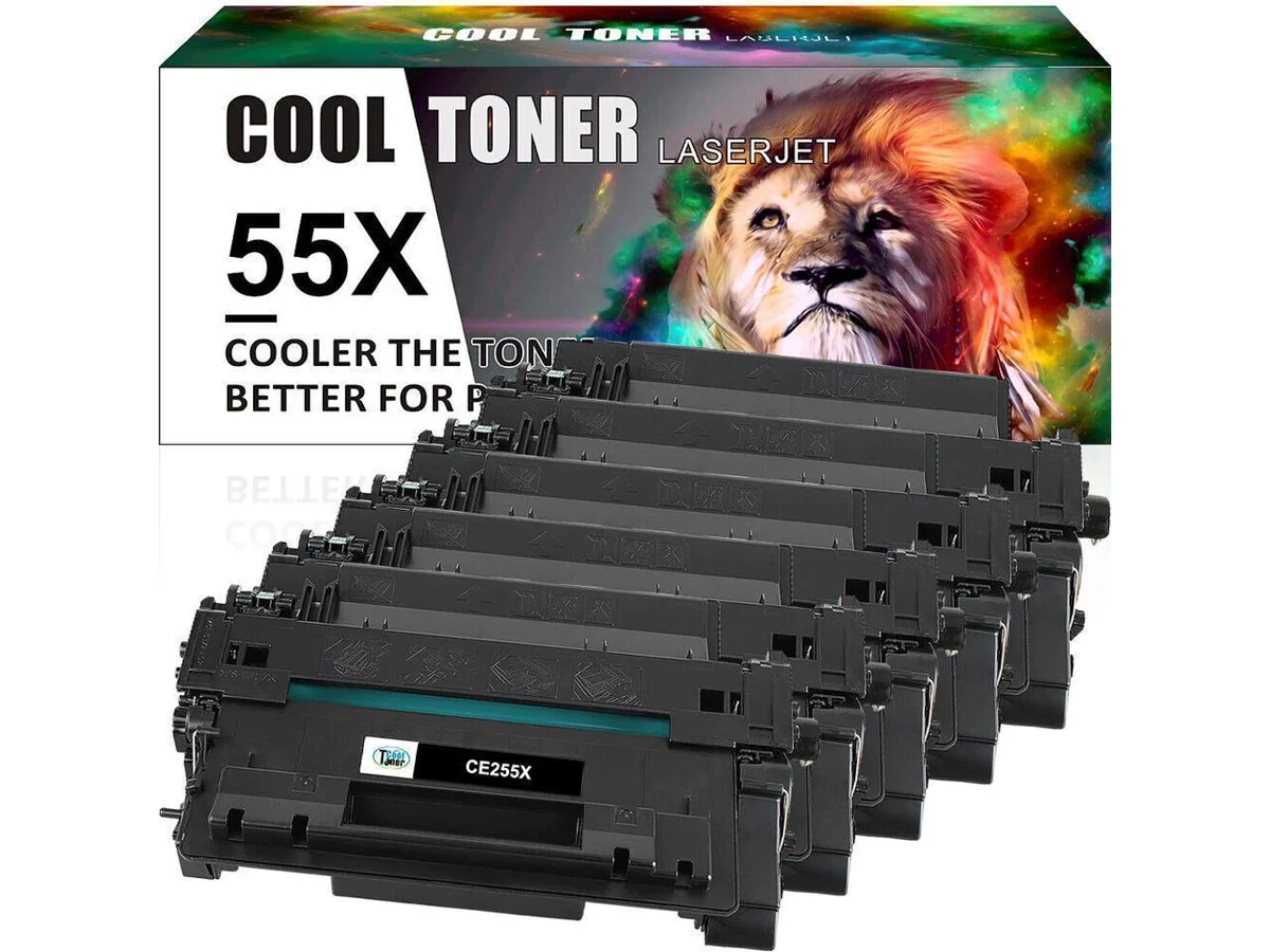 V4ink V4ink CE255X High Yield Black Toner Cartridge 5 Pack — product photo