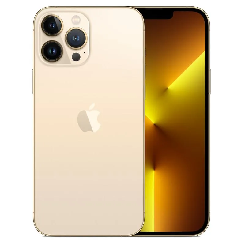 Apple Apple iPhone 13 Pro Max 256GB Gold cell phones - unlocked — product photo