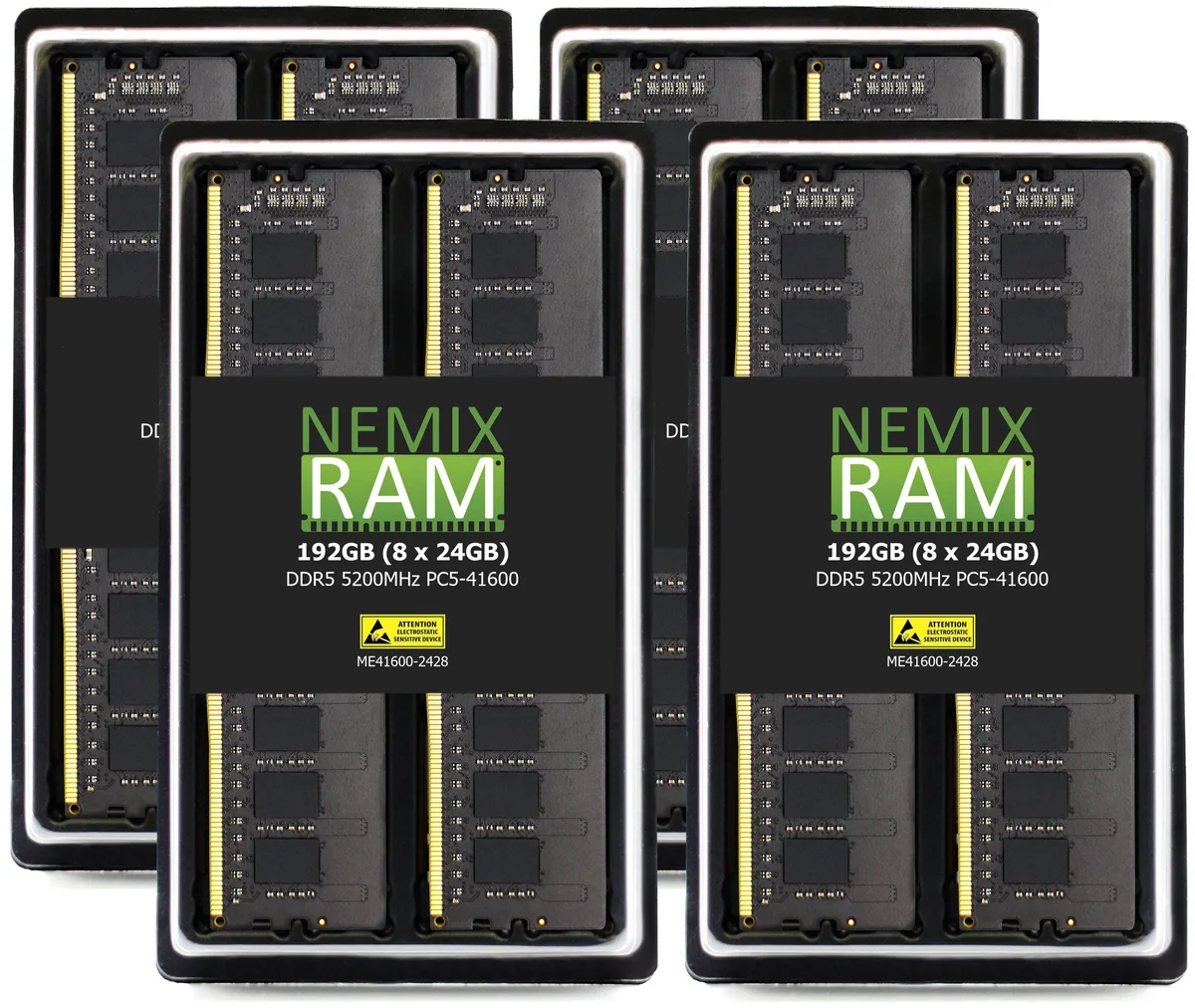NEMIX RAM NEMIX RAM 128GB (4x32GB) DDR5 5200 ECC UDIMM server RAM — product photo