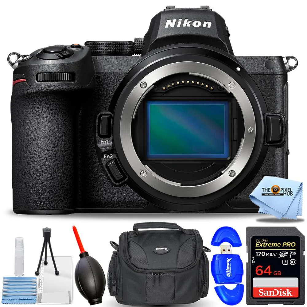 Nikon Global Nikon Z 5 Mirrorless Camera Body 1649 64GB Gadget Bag Bundle — product photo