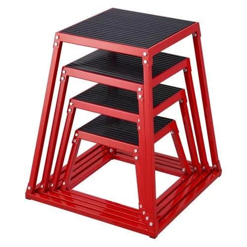 VEVOR VEVOR Plyometric Jump Box Set 12/18/24/30 Inch Red — product photo