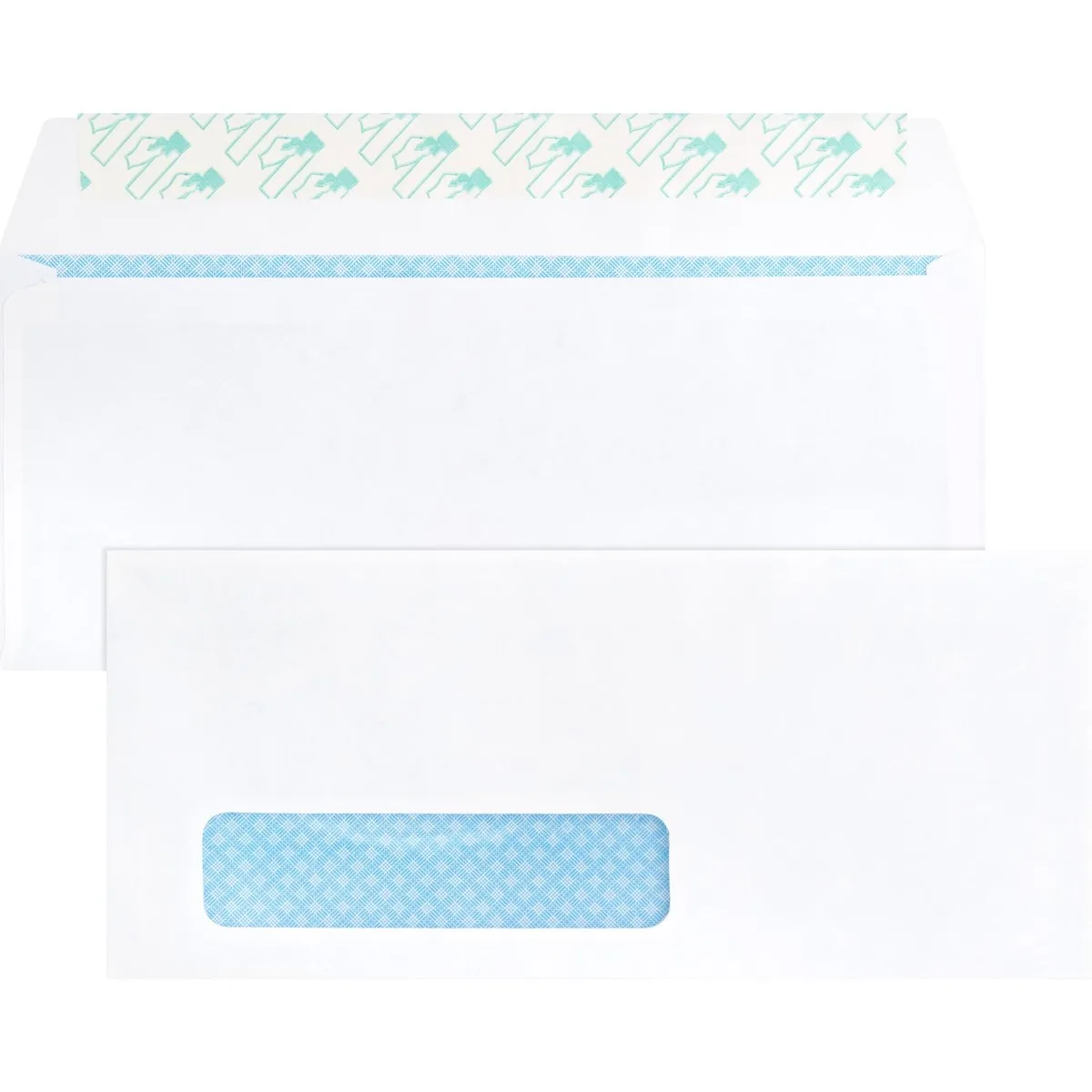Business Source Business Source 16473 No. 10 Peel &amp; Seal Window Envelopes 24 lb White 500/Box — product photo