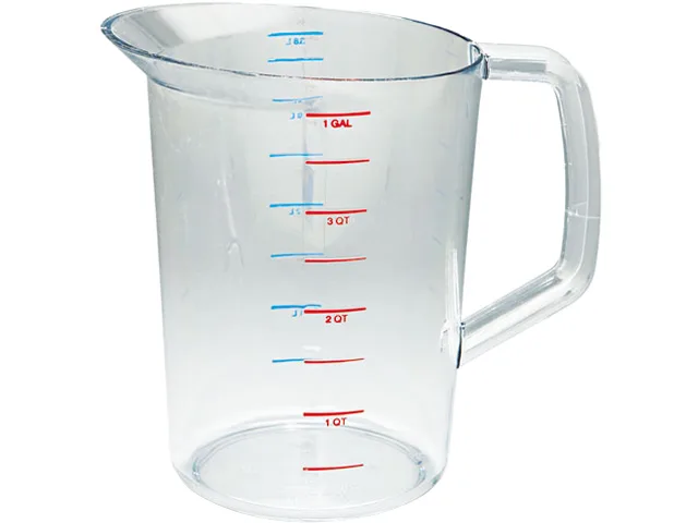 Rubbermaid Commercial Rubbermaid Commercial RCP 3218 CLE 4 Qt Measuring Cup Clear — product photo