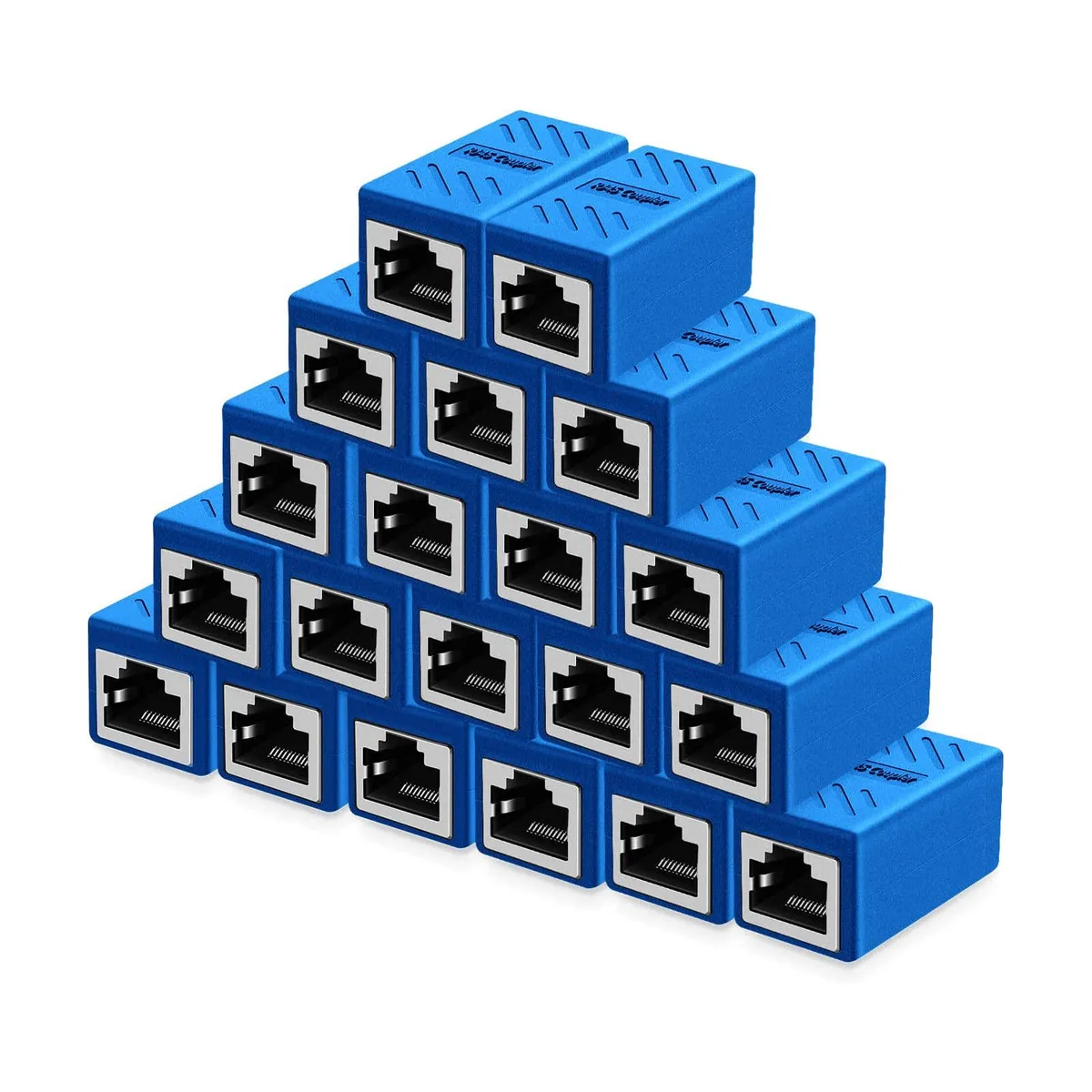 Vszerda Vszerda RJ45 Coupler Cat8-Cat5 Blue 20 Pack — product photo