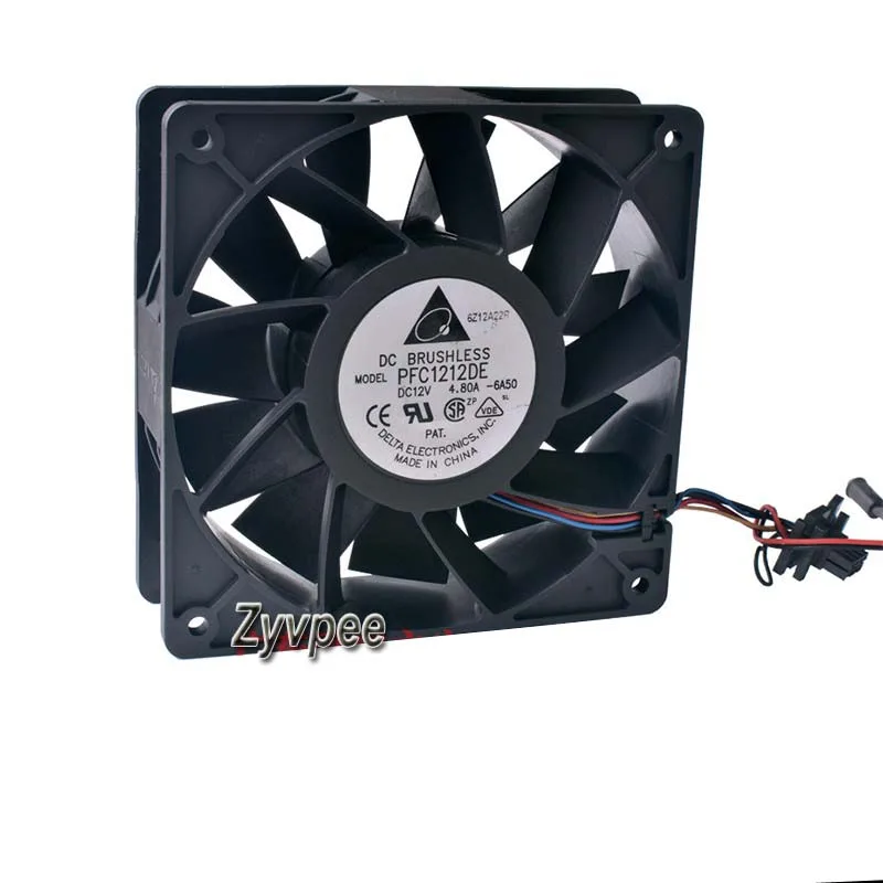 Zyvpee Zyvpee PFC1212DE 120x38mm 12V 4.8A 2 Ball PWM case fan — product photo