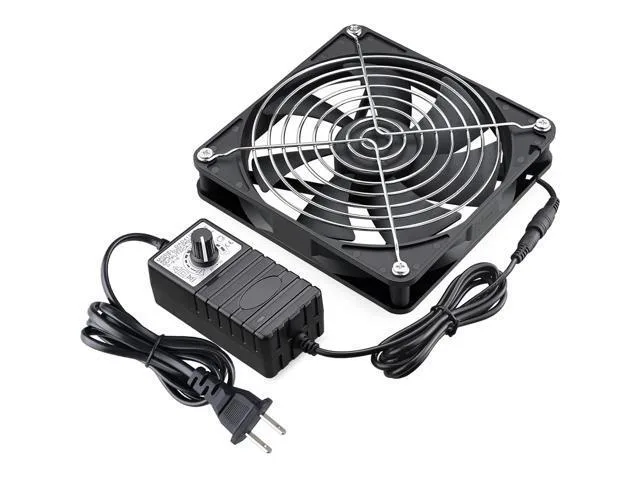 LORDWORLD LORDWORLD 140mm x 25mm AC Fan Kit with Speed Controller — product photo