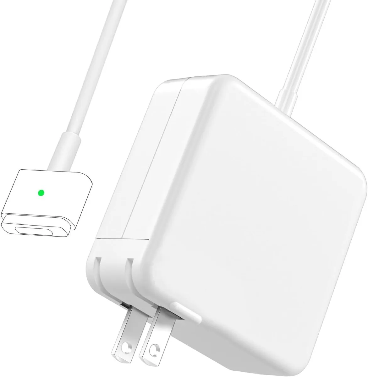 Chopmate Chopmate 45W Magnetic T-Tip AC Adapter for MacBook Air 11/13" 2012-2017 — product photo