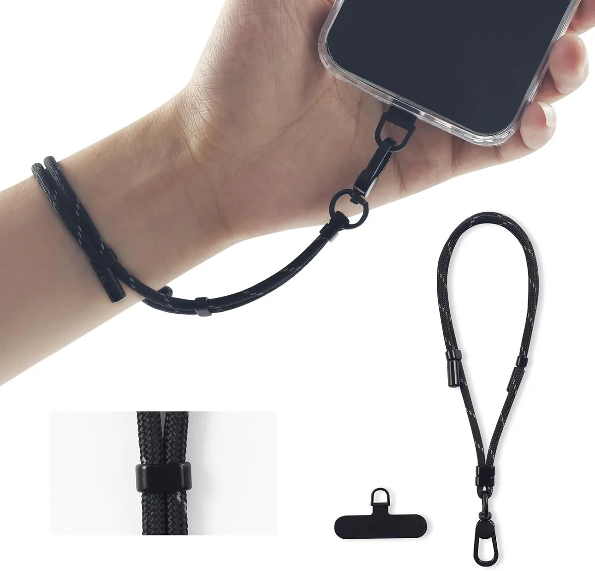 MCHOSE MCHOSE Phone Wrist Strap 4mm Black 1 — product photo