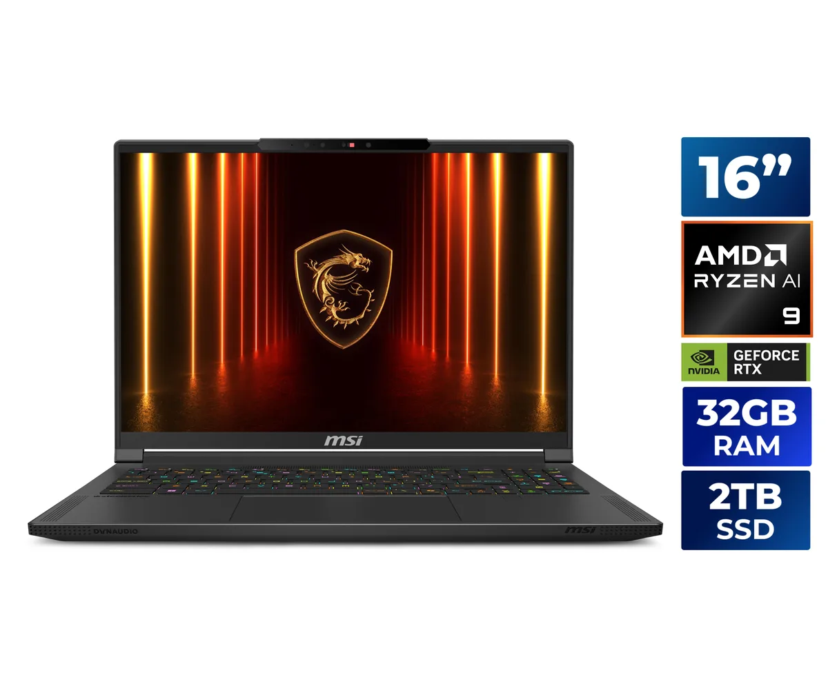 MSI MSI Stealth A16 AI+ A3XWIG-076US gaming laptop — toote foto