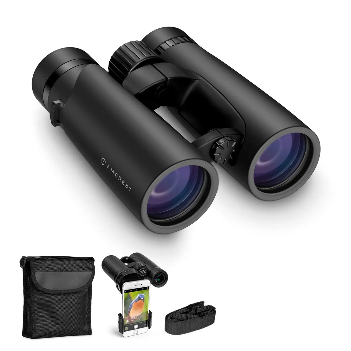 Amcrest Amcrest 10x42 Roof Prism Binoculars Black AM-B1042-B — product photo