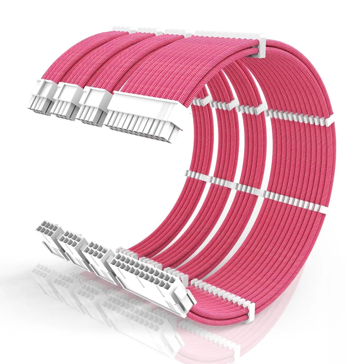 V2 Technologies V2 Technologies 16AWG PSU Cable Extension Kit 2 in 1 accessory Pink 30cm — product photo