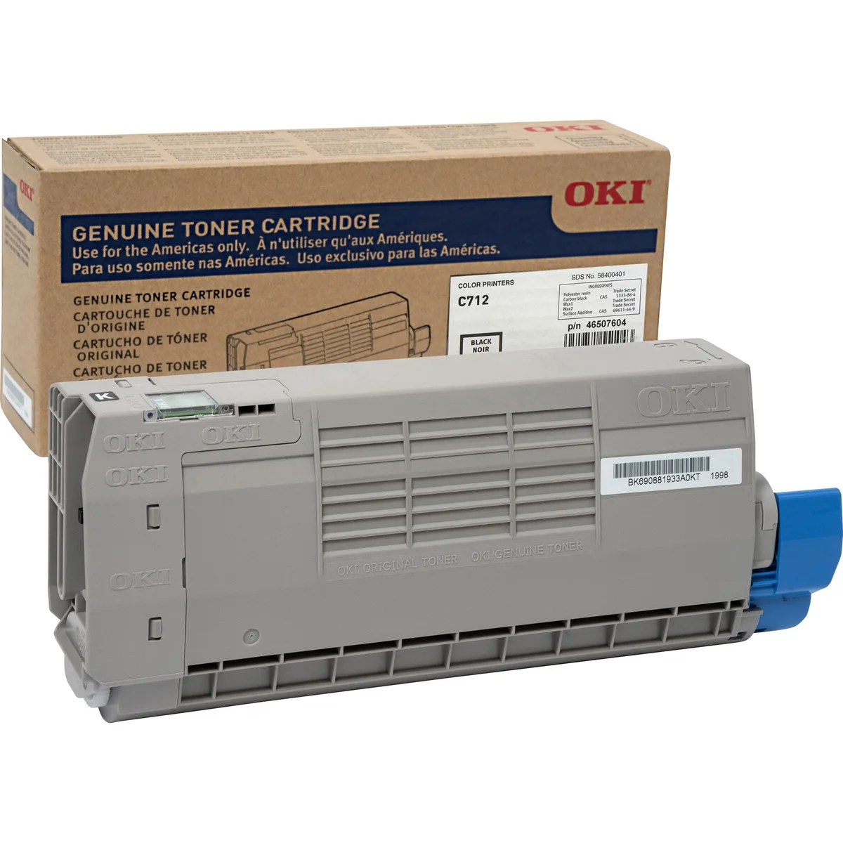 Oki Data Oki Data 46507604 Black Toner Cartridge 11000 Pages — product photo