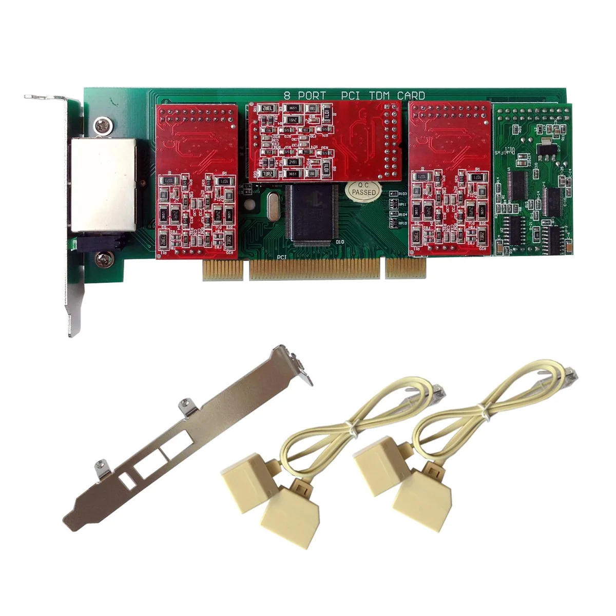 Roby Technology Co., Limited Roby Technology Co., Limited TDM800P-62 FXO FXS Card 6 FXO 2 FXS PCI telephone accessory — product photo
