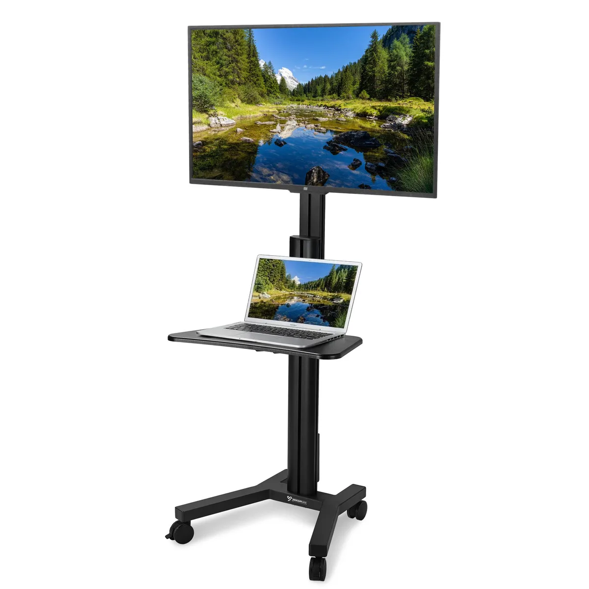 Yescom USA, Inc. Yescom NexusX Presenter Rolling TV Stand 32"-65" 198 lbs — product photo