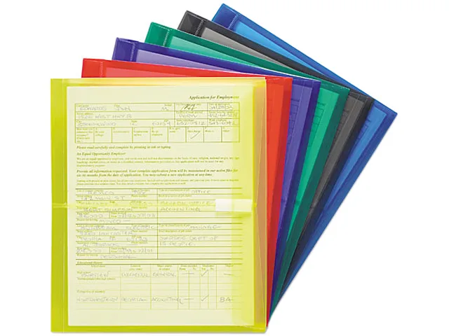 Smead Smead 89669 Poly Envelopes Letter 1 1/4" Expansion 6/Pack — product photo
