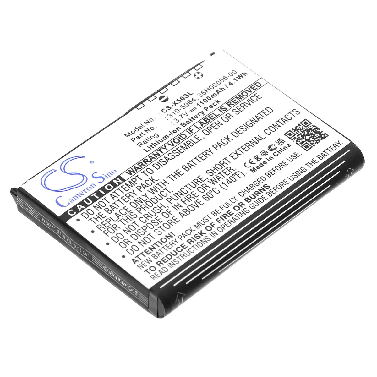 Cameron &amp; Co Cameron &amp; Co DS-CS-X50SL 3.7V 1100mAh battery — product photo