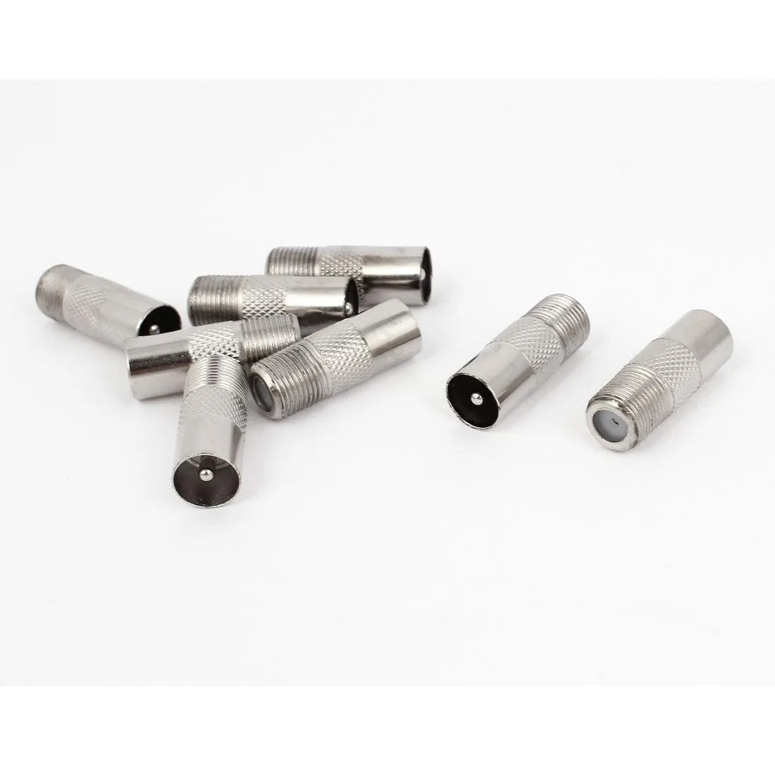 Unique-Bargains Unique-Bargains F Female to PAL Male RF Adapter 8 Pcs — product photo