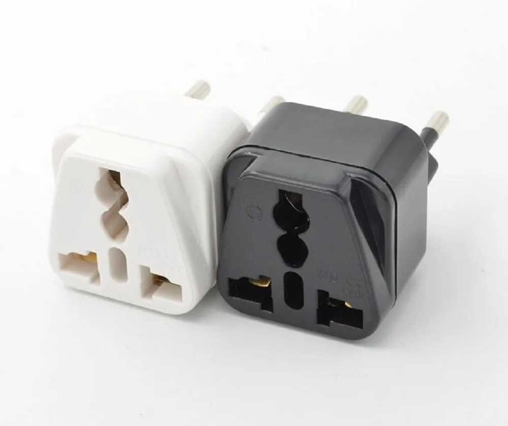 TeKit TeKit 2-Pin Universal Travel Adapter to Brazil 250V 10/16A White — product photo