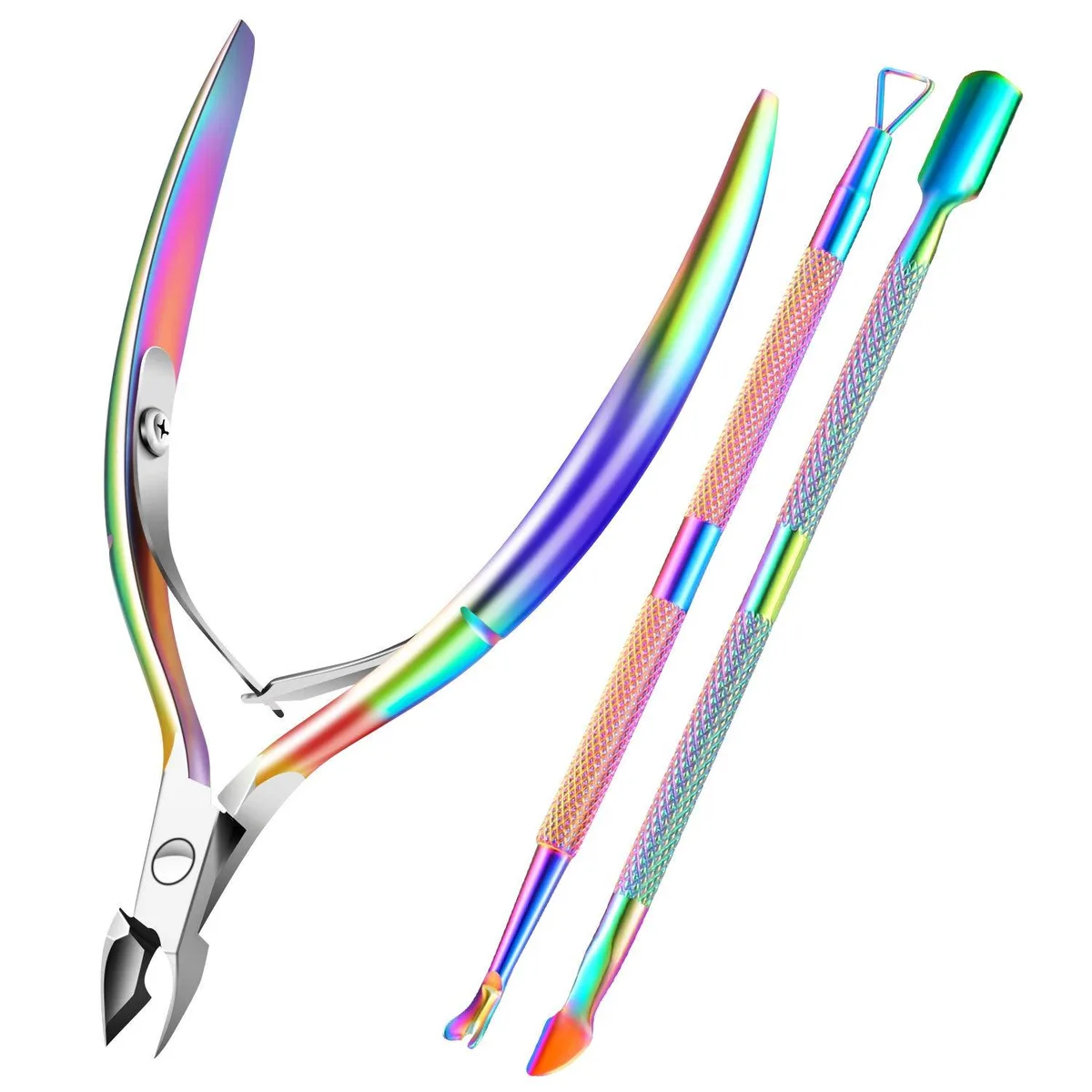 No Sew No Sew 011-MJJ-3C 5-in-1 Stainless Steel Cuticle Scissor Set — product photo