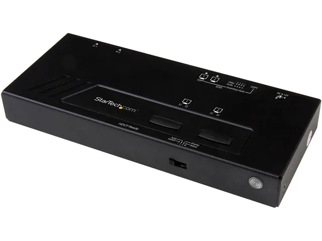 STARTECH STARTECH VS222HD4K 2x2 HDMI matrix switch 4K 30 Hz audio video converter — product photo