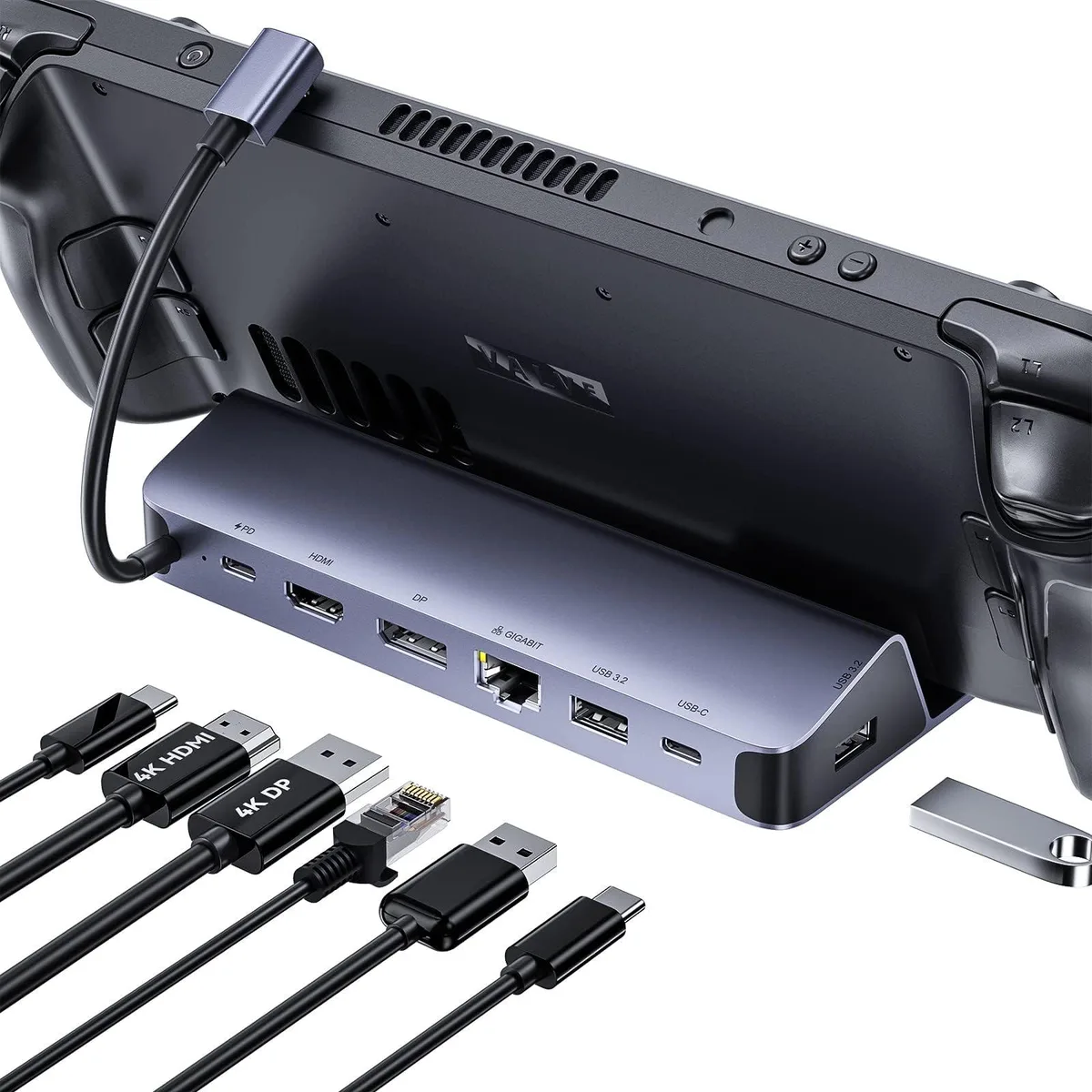 Belkin QS702 7-in-1 Steam Deck Docking Station — product photo