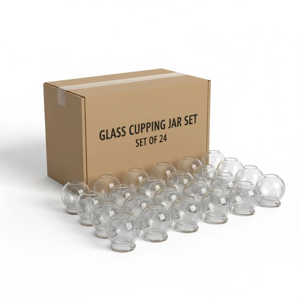 Vandue Corporation Vandue Corporation Royal Massage Fire Cupping Glass Jars Set of 24 — product photo