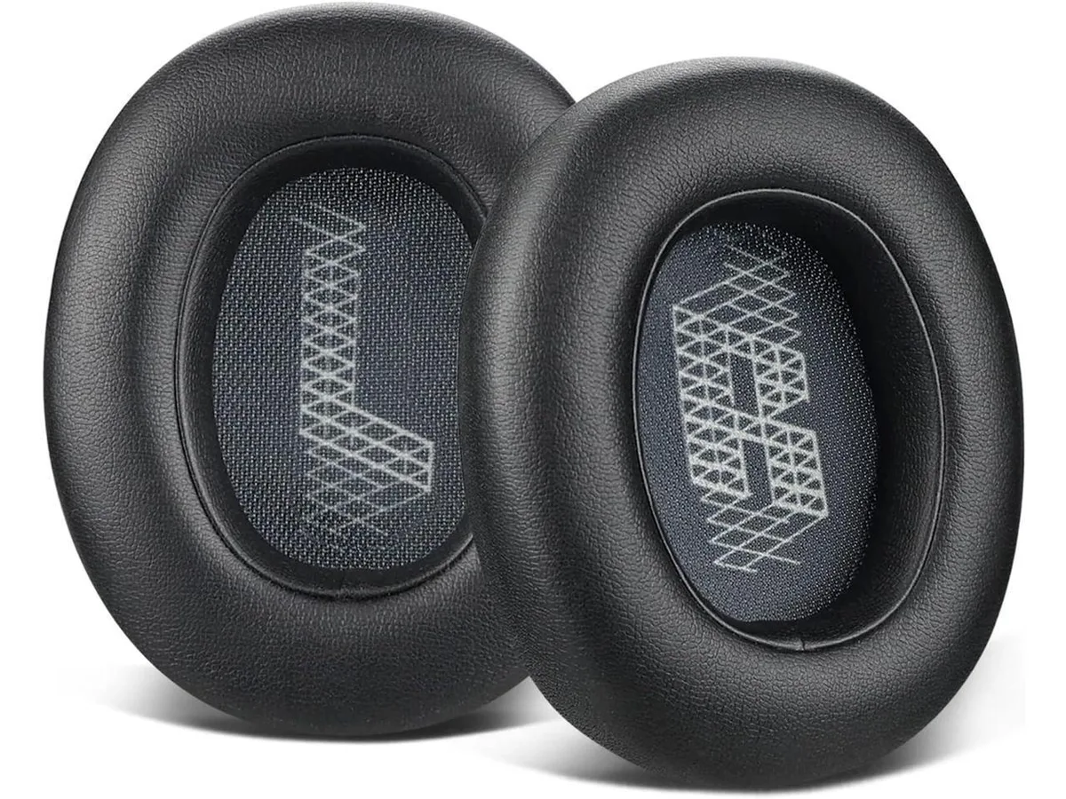 Black replacement ear pads for JBL over-ear headphones