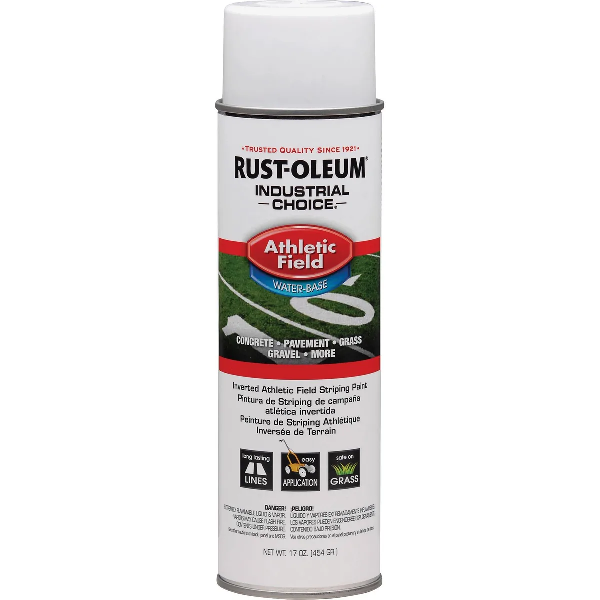 Rust-Oleum Rust-Oleum 206043 Athletic Field Striping Aerosol 17 oz White Water Base — product photo