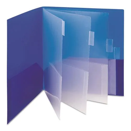 Smead Smead 89204 11 x 8 1/2 Ten-Pocket Subject Folder file folder 2/Pack Assorted — product photo