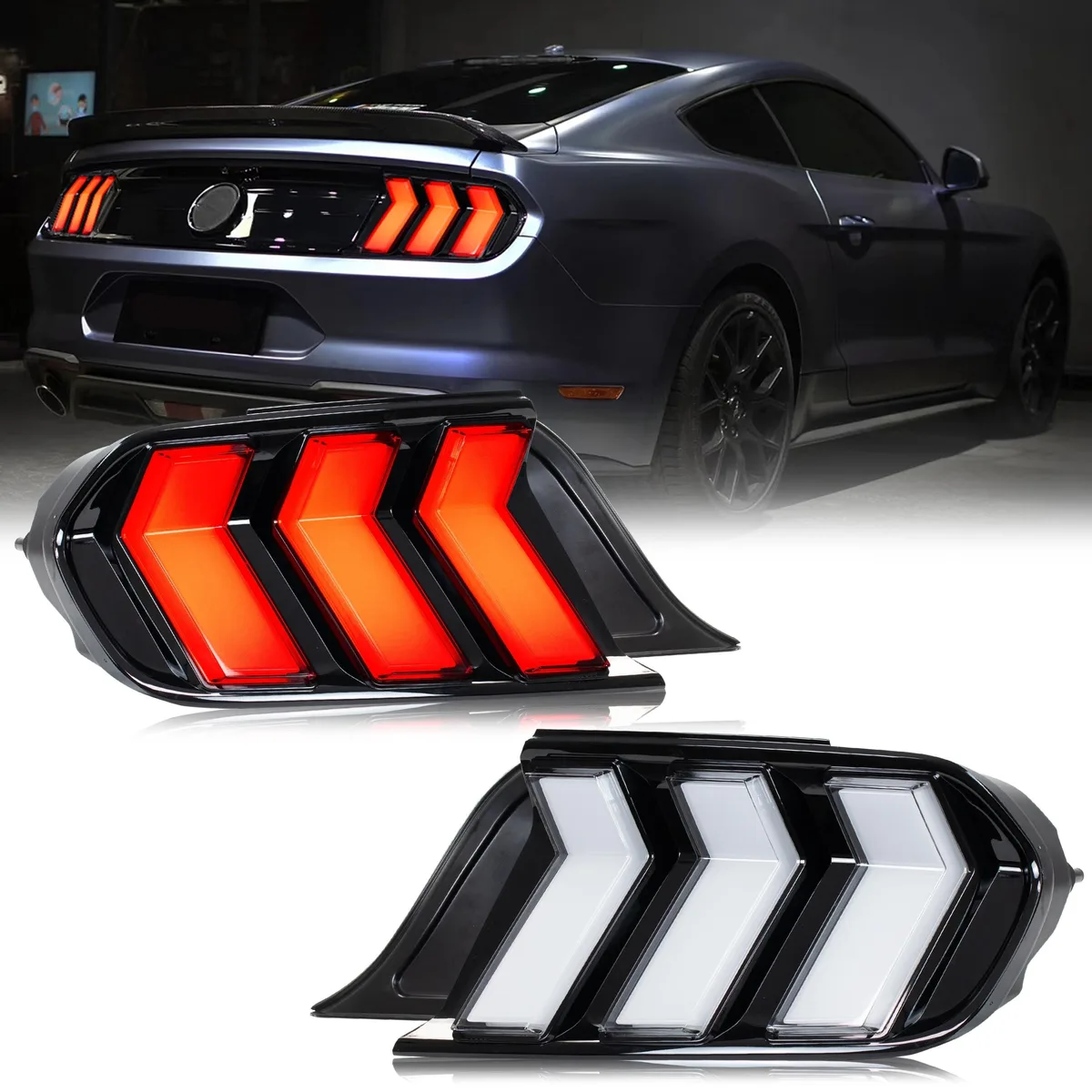 inginuity time inginuity time WD-2036B automotive specialty lighting set of 2 Ford Mustang 2015-2022 — product photo