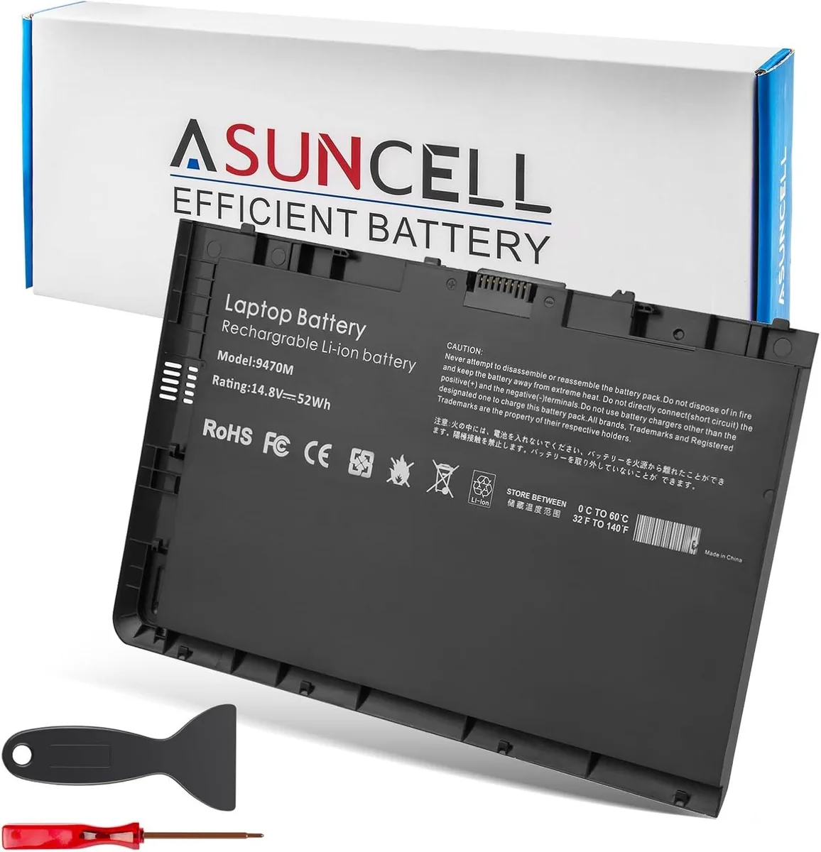 PISKEKAT PISKEKAT 14.8V 52Wh laptop battery for HP EliteBook Folio 9470 9480 — product photo