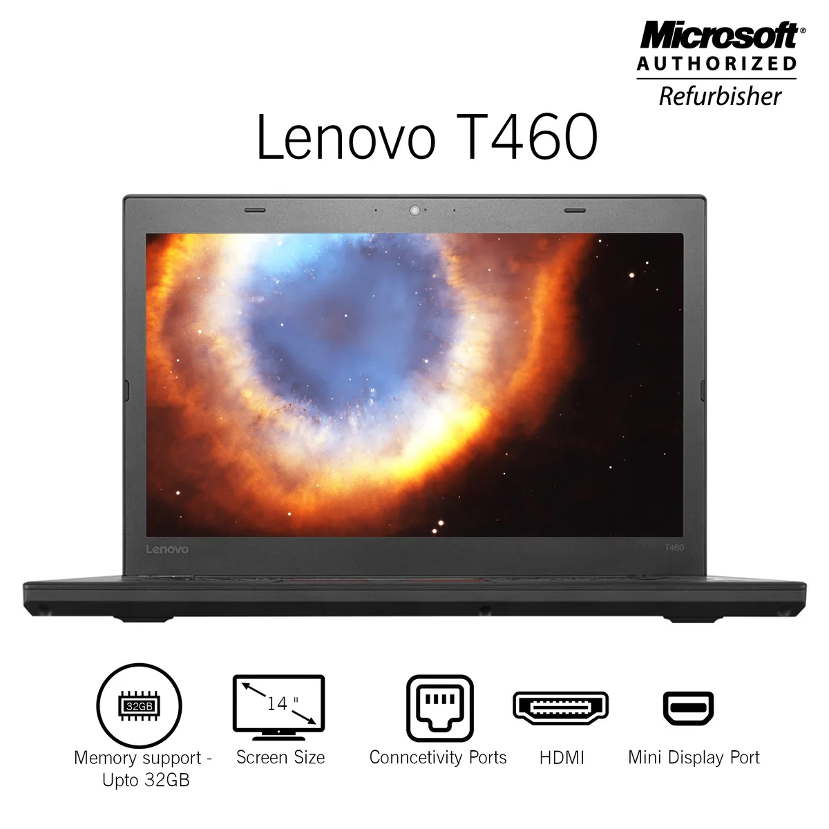 Lenovo Lenovo ThinkPad T460 14 laptop i5-6300U 16GB DDR3 480GB SSD — product photo