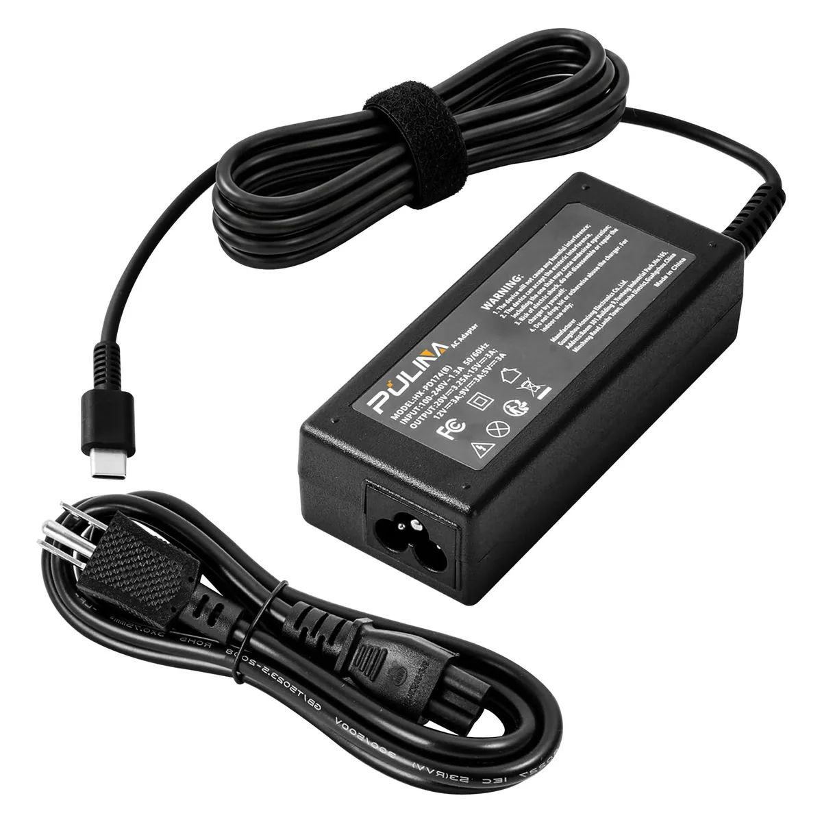 No Sew No Sew PULINA HX-PH174B 65W USB-C Laptop Charger — product photo
