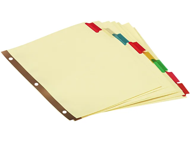 Universal Universal UNV20890 8-Tab Index Dividers 24 Sets 11.00" x 8.50" card filing — product photo