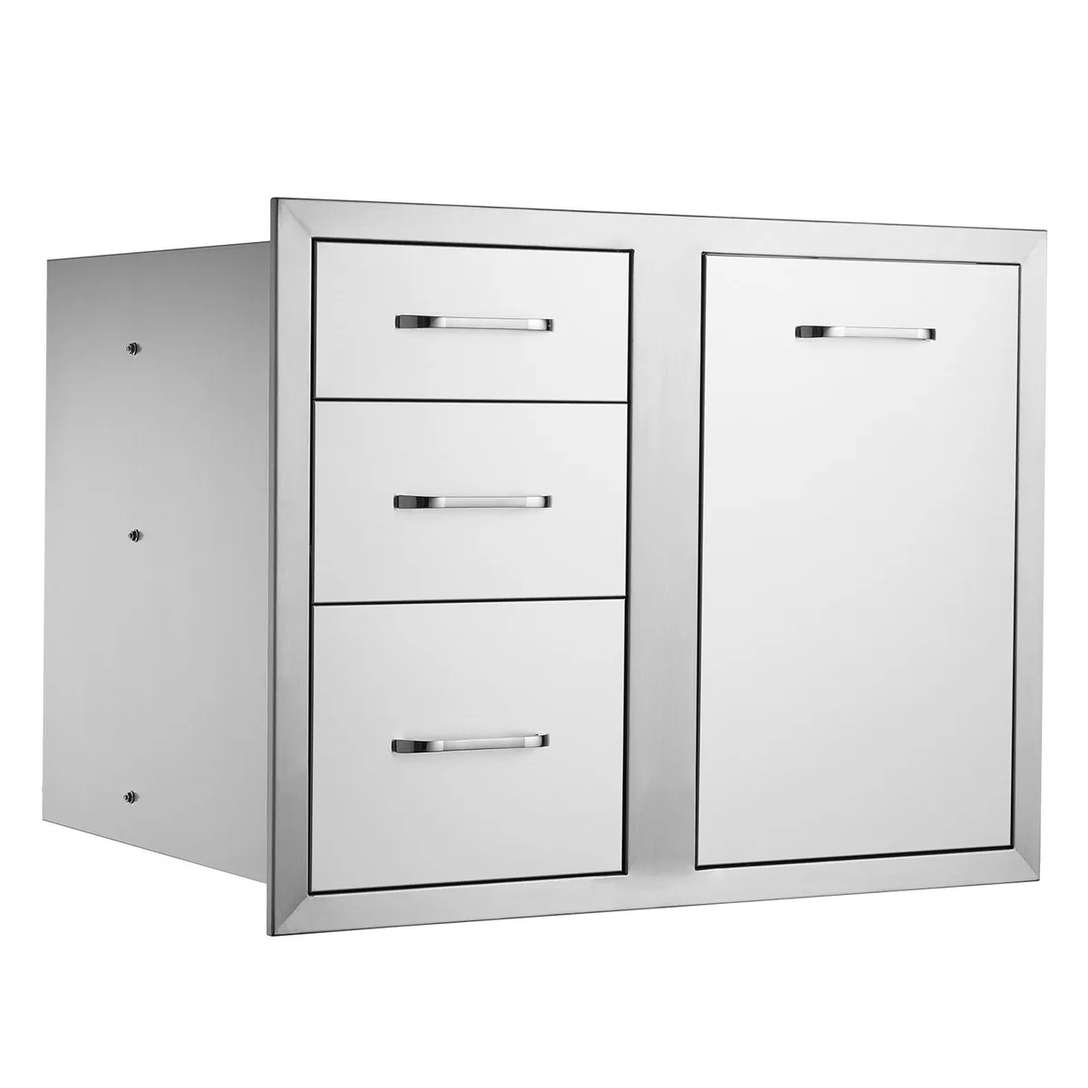 VEVOR VEVOR Outdoor Kitchen Drawer Combo 29.5"W 3-Drawer Propane Trash Access — product photo