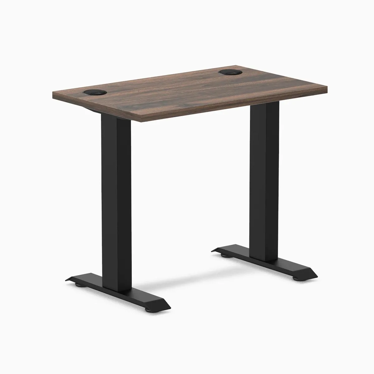 Desky Desky Zero Mini Office Desk Jarrah Legno 32 x 20 in Matte Black — product photo