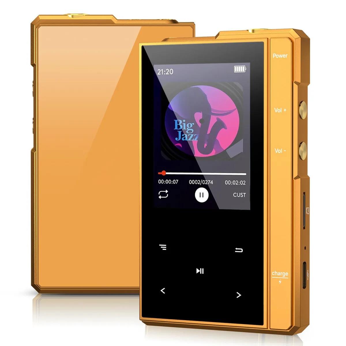 Phinistec Z6 32GB MP3 Player Yellow — product photo