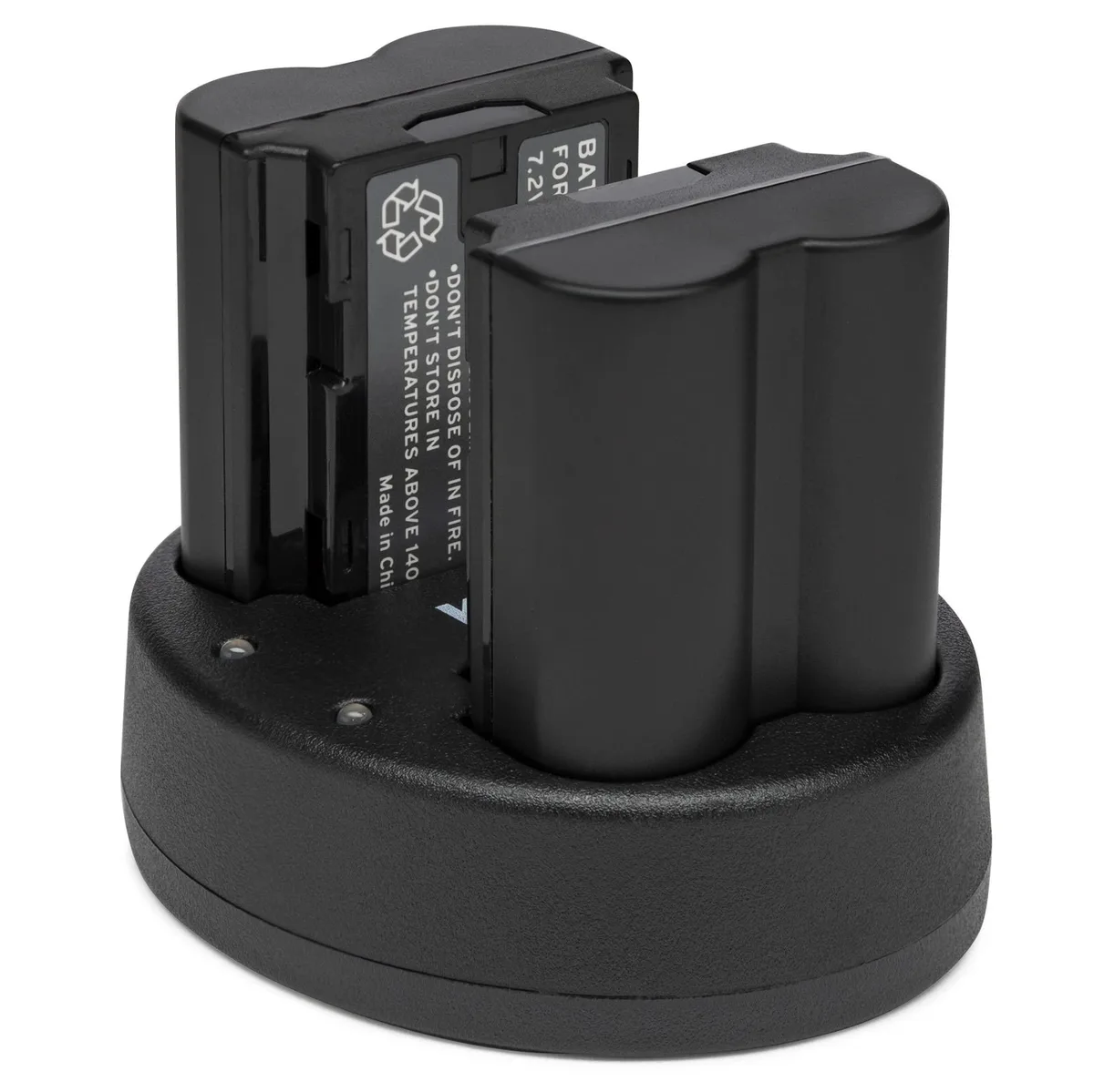 Koah Koah NP-W235 2250mAh two-pack battery and dual charger — product photo