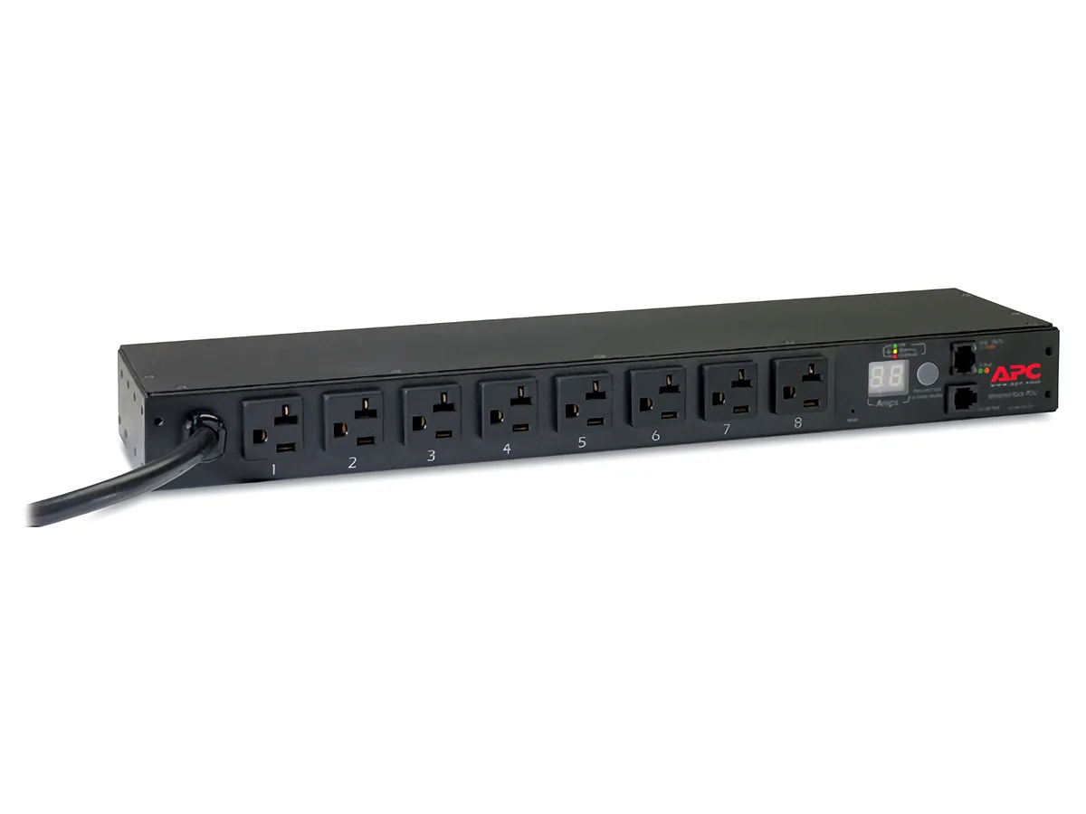 APC APC AP7801B Metered PDU 1U 20A 120V 8x5-20R — product photo