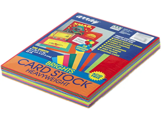 Pacon Pacon 101169 Array Card Stock 65 lb Letter 100 Sheets — product photo