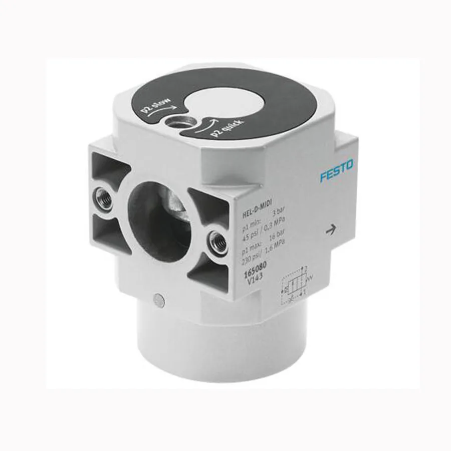 Red Festo HEL-D-MINI start valve in box